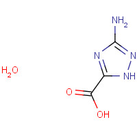 3641-13-2 3-Amino-1H-1,2,4-triazole-5-carboxylic acid hydrate chemical structure