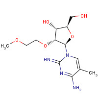 244105-55-3 2-Imino-1-[2-O-(2-methoxyethyl)-b-D-ribofuranosyl]-5-methyl-1,2-dihydro-4-pyrimidinamine chemical structure