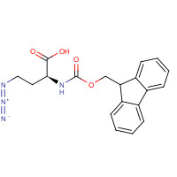 942518-20-9 (2S)-4-Azido-2-{[(9H-fluoren-9-ylmethoxy)carbonyl]amino}butanoic acid chemical structure