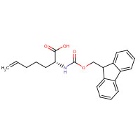 1093645-21-6 (2R)-2-{[(9H-Fluoren-9-ylmethoxy)carbonyl]amino}-6-heptenoic acid chemical structure