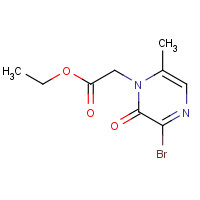 221136-66-9 Ethyl (3-bromo-6-methyl-2-oxo-1(2H)-pyrazinyl)acetate chemical structure