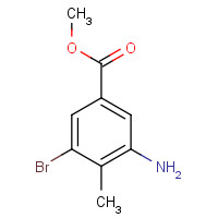 223519-11-7 Methyl 3-amino-5-bromo-4-methylbenzoate chemical structure