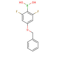 156635-89-1 (4-benzyloxy-2,6-difluoro-phenyl)boronic acid chemical structure