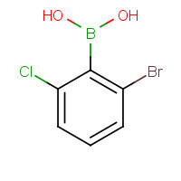 1107580-65-3 (2-Bromo-6-chlorophenyl)boronic acid chemical structure