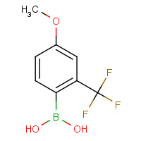 313546-16-6 [4-Methoxy-2-(trifluoromethyl)phenyl]boronic acid chemical structure