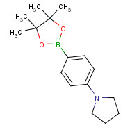 852227-90-8 1-[4-(4,4,5,5-Tetramethyl-1,3,2-dioxaborolan-2-yl)phenyl]pyrrolidine chemical structure