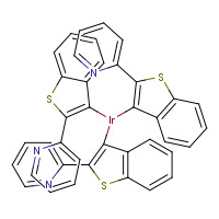 405289-74-9 tris[2-(2-pyridyl)benzothiophen-3-yl]iridium chemical structure