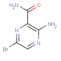 17890-77-6 3-Amino-6-bromopyrazine-2-carboxamide chemical structure