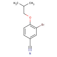 208665-95-6 3-bromo-4-(2-methylpropoxy)benzonitrile chemical structure