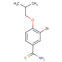 208665-96-7 3-Bromo-4-isobutoxybenzothioamide chemical structure
