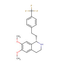 769172-81-8 6,7-Dimethoxy-1(S)-[2-[4-(trifluoromethyl)phenyl]ethyl]-1,2,3,4-tetrahydroisoquinoline chemical structure