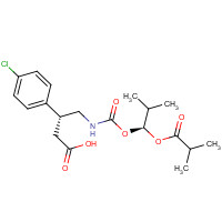 847353-30-4 Benzenepropanoic acid, 4-chloro-b-[[[[(1S)-2-Methyl-1-(2-Methyl-1-oxopropoxy)propoxy]carbonyl ]aMino]Methyl]-, (bR)- chemical structure