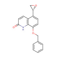173140-90-4 2(1H)-Quinolinone, 5-(2R)-oxiranyl-8-(phenylmethoxy)- chemical structure