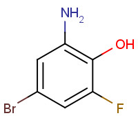 182499-89-4 2-AMINO-4-BROMO-6-FLUOROPHENOL chemical structure