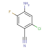 1228376-68-8 4-amino-2-chloro-5-fluorobenzonitrile chemical structure