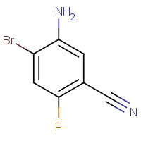893615-28-6 BENZONITRILE, 5-AMINO-4-BROMO-2-FLUORO chemical structure