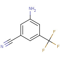 49674-28-4 3-amino-5-(trifluoromethyl)benzonitrile chemical structure