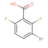 28314-81-0 3-bromo-2,6-difluorobenzoic acid chemical structure