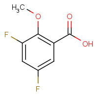 180068-67-1 3,5-DIFLUORO-2-METHOXYBENZOIC ACID chemical structure