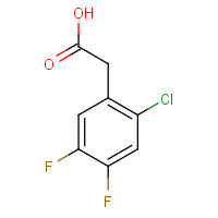 883502-00-9 2-CHLORO-4,5-DIFLUOROPHENYLACETIC ACID chemical structure