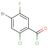 203302-93-6 4-BROMO-2-CHLORO-5-FLUOROBENZOYL CHLORIDE chemical structure