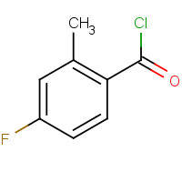 21900-43-6 4-FLUORO-2-METHYLBENZOYL CHLORIDE chemical structure