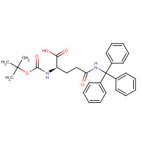 210750-95-1 BOC-D-GLN(TRT)-OH chemical structure