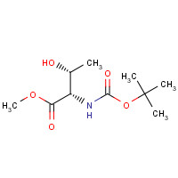 79479-07-5 (2S,3R)-methyl 2-(tert-butoxycarbonylamino)-3-hydroxybutanoate chemical structure