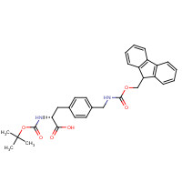 215302-77-5 BOC-D-4-AMINOMETHYLPHENYLALANINE chemical structure