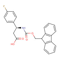 479064-89-6 FMOC-(S)-3-AMINO-3-(4-FLUORO-PHENYL)-PROPIONIC ACID chemical structure