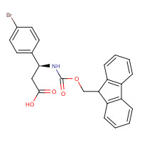 220497-68-7 FMOC-(S)-3-AMINO-3-(4-BROMO-PHENYL)-PROPIONIC ACID chemical structure