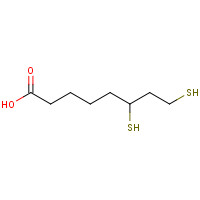 7516-48-5 6,8-dimercaptooctanoic acid chemical structure