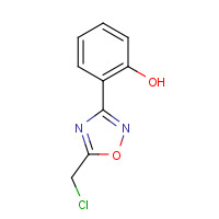 90272-96-1 2-(5-CHLOROMETHYL-[1,2,4]OXADIAZOL-3-YL)-PHENOL chemical structure