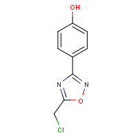 5509-32-0 4-(5-CHLOROMETHYL-[1,2,4]OXADIAZOL-3-YL)-PHENOL chemical structure