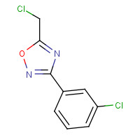 51802-78-9 5-(CHLOROMETHYL)-3-(3-CHLOROPHENYL)-1,2,4-OXADIAZOLE chemical structure