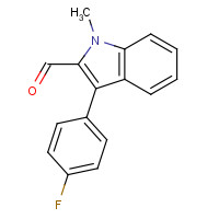 93957-42-7 2-FORMYL-3-(4-FLUOROPHENYL)-1-N-METHYL INDOLE chemical structure