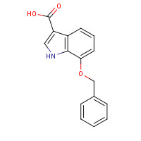 24370-75-0 7-BENZYLOXY-1H-INDOLE-3-CARBOXYLIC ACID chemical structure