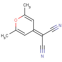 28286-88-6 (2,6-Dimethyl-4H-pyran-4-ylidene)malononitrile chemical structure