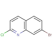 99455-15-9 7-BROMO-2-CHLORO-QUINOLINE chemical structure
