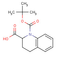 123811-87-0 1-BOC-1,2,3,4-TETRAHYDRO-QUINOLINE-2-CARBOXYLIC ACID chemical structure