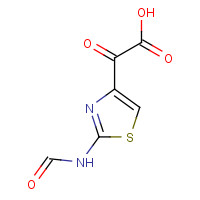 64987-06-0 (2-Formamido-1,3-thiazol-4-yl)glyoxylic acid chemical structure