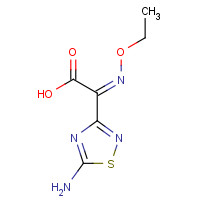 75028-24-9 (Z)-2-(5-AMino-1,2,4-thiadiazol-3-yl)-2-ethoxyiMinoacetic acid chemical structure