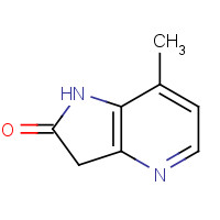 56057-25-1 7-Methyl-1,3-dihydro-pyrrolo[3,2-B]pyridin-2-one chemical structure