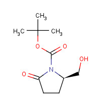 128811-37-0 2-Methyl-2-propanyl (2R)-2-(hydroxymethyl)-5-oxo-1-pyrrolidinecarboxylate chemical structure