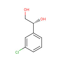 80051-04-3 (1R)-1-(3-Chlorophenyl)-1,2-ethanediol chemical structure