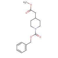 170737-53-8 Benzyl 4-(2-methoxy-2-oxoethyl)-1-piperidinecarboxylate chemical structure