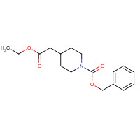 80221-26-7 Benzyl 4-(2-ethoxy-2-oxoethyl)-1-piperidinecarboxylate chemical structure