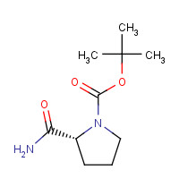 54503-10-5 2-Methyl-2-propanyl (2R)-2-carbamoyl-1-pyrrolidinecarboxylate chemical structure
