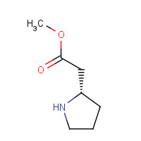 53912-83-7 Methyl (2S)-2-pyrrolidinylacetate chemical structure