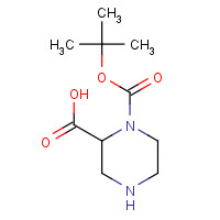 1214196-85-6 1-{[(2-Methyl-2-propanyl)oxy]carbonyl}-2-piperazinecarboxylic acid chemical structure